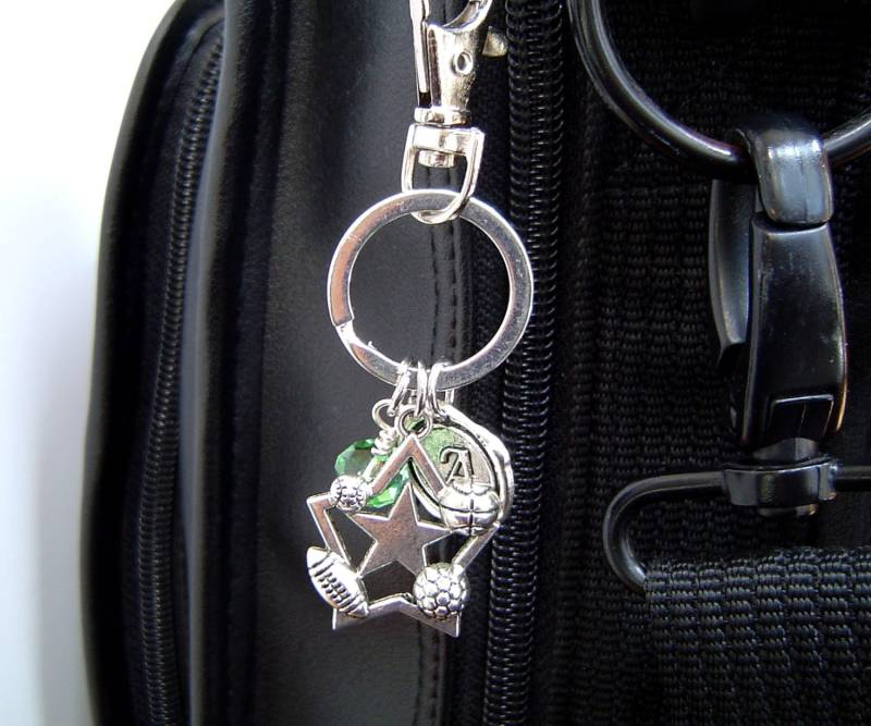 Antik Silber Basketball Football Baseball Fußball Stern Als Schlüsselanhänger Keychain, Personalisierte Wachs-Siegel Erste Antik Silber Basketball Football Baseball Fußball Stern Als Schlüsselanhänger Keychain, Personalisierte Wachs-Siegel Erste von HotMixJewelry