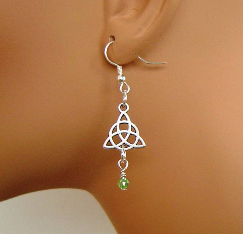 Personalisierte Ohrringe Mit Ihrem Gewählten Birthstone, Antik Celtic Knot Amulett Aus Silber Für Mädchen Mom Schwester Freunde Personalisierte Ohrringe Mit Ihrem Gewählten Birthstone, Antik Celtic Knot Amulett Aus Silber Für Mädchen Mom Schwester Freunde von HotMixJewelry