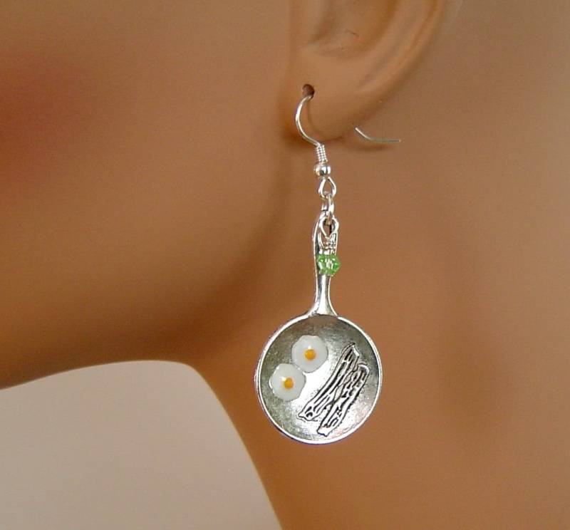 Personalisierte Ohrringe Mit Your Chosen Birthstone, Antique Silver Eier in Pfanne Charme Für Mädchen Mom Schwester Freunde von HotMixJewelry