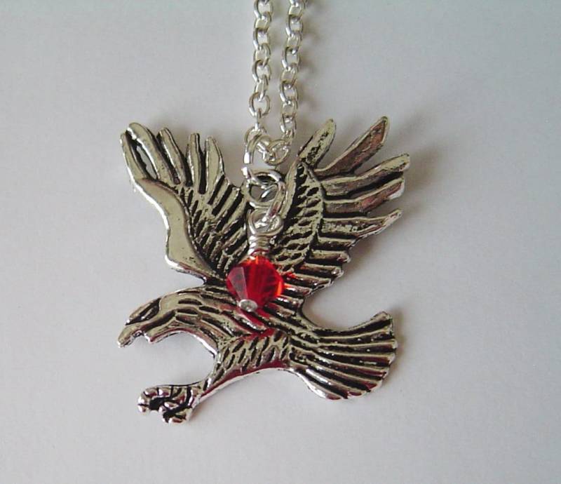 Zierliche Halskette Adler Personalisierte Mit Geburtsstein. Vatertag Geschenk Geburtstag Junge Bruder Mutter Mädchen Schwester Zierliche Halskette Adler Personalisierte Mit Geburtsstein. Vatertag Geschenk Geburtstag Junge Bruder Mutter Mädchen Schwester von HotMixJewelry
