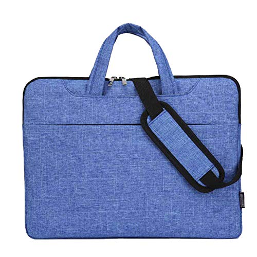 HotYou 15.6 Zoll Laptoptasche Aktentaschen Schultertasche Notebooktasche Laptop Sleeve Laptop hülle für bis zu 15.6 Zoll für Laptop mit Schultergurt Griff,Hellblau,15.6 Zoll von HotYou