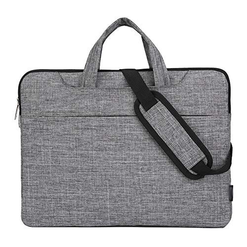 HotYou 15.6 Zoll Laptoptasche Aktentaschen Schultertasche Notebooktasche Laptop Sleeve Laptop hülle für bis zu 15.6 Zoll für Laptop mit Schultergurt Griff,Hellgrau,15.6 Zoll von HotYou