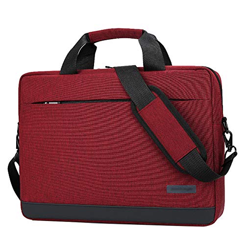 HotYou 15.6 Zoll Laptoptasche Notebooktasche 14-15.6 Zoll, Laptop Tablet Schultertasche 360 Stoßfest Umhängetasche Computer Bag Tasche Wasserdicht mit Schultergurt,Rot,15.6 Zoll von HotYou