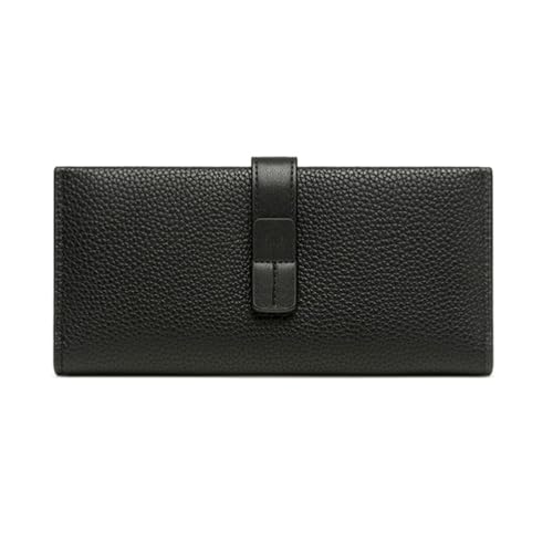 HotcoS Damen-Business-Handtaschen, Kartenetuis, Geldbörsen, Geldbörsen, Leder-Geldklammern, Geld-Organizer, Abendtaschen (Color : Black) von HotcoS