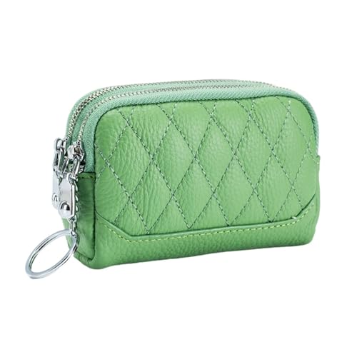 HotcoS Damen-Business-Handtaschen aus Rindsleder, Geldbörsen, Geldklammern, echtes Leder, Kartenetuis, Münzbörsen (Color : Green) von HotcoS