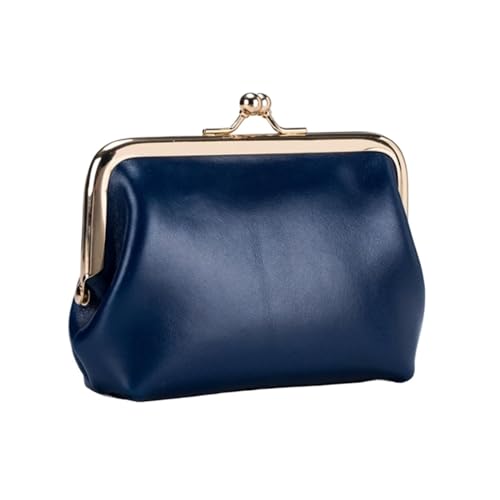 HotcoS Damen-Geldbörsen aus echtem Leder, Abendtaschen, Geldklammern, Geldbörsen, Geld-Organizer-Taschen, Kartenetuis, Handtaschen (Color : Blue) von HotcoS