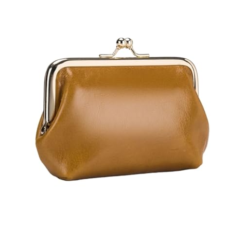 HotcoS Damen-Geldbörsen aus echtem Leder, Abendtaschen, Geldklammern, Geldbörsen, Geld-Organizer-Taschen, Kartenetuis, Handtaschen (Color : Brown) von HotcoS