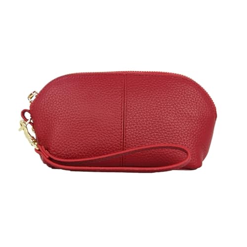 HotcoS Damen-Geldklammern, Kartenetuis, Business-Geldbörsen, echtes Leder, Geldbeutel, Geldbörsen, Handtaschen (Color : Red) von HotcoS