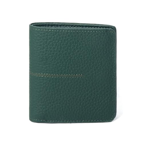 HotcoS Geldbörsen for Damen, Handtaschen, Kartenetuis, Geldbörsen aus echtem Leder, Geldscheinklammern, Geldorganisatoren (Color : Green) von HotcoS