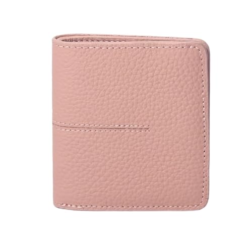 HotcoS Geldbörsen for Damen, Handtaschen, Kartenetuis, Geldbörsen aus echtem Leder, Geldscheinklammern, Geldorganisatoren (Color : Pink) von HotcoS