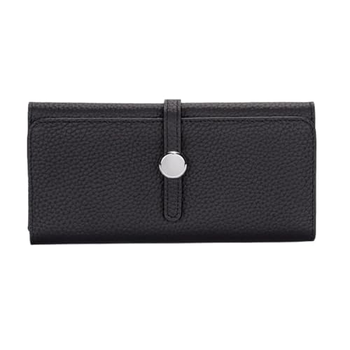 HotcoS Geldscheinklammern for Damen, Geldbörsen, Handtaschen, Geschäftsbrieftaschen aus Leder, Kartenetuis, Abendtaschen, Geldorganisatoren (Color : Black) von HotcoS