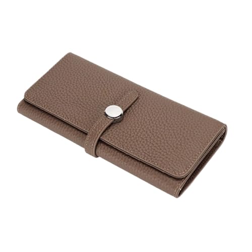 HotcoS Geldscheinklammern for Damen, Geldbörsen, Handtaschen, Geschäftsbrieftaschen aus Leder, Kartenetuis, Abendtaschen, Geldorganisatoren (Color : Brown) von HotcoS