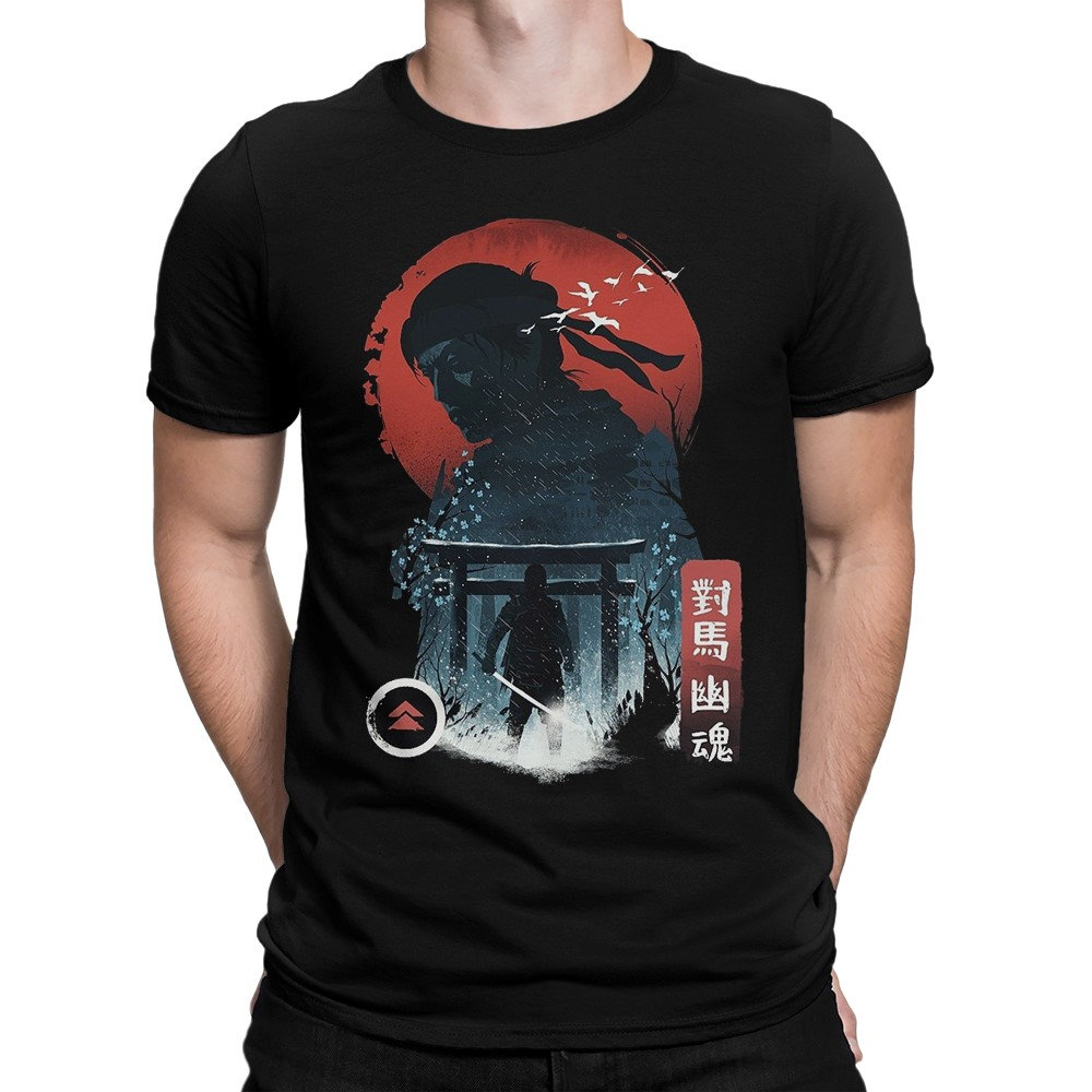 Ghost Of Tsushima Art T-Shirt, Herren Damen Alle Größen | Hm-458 von HotelMarsStudio