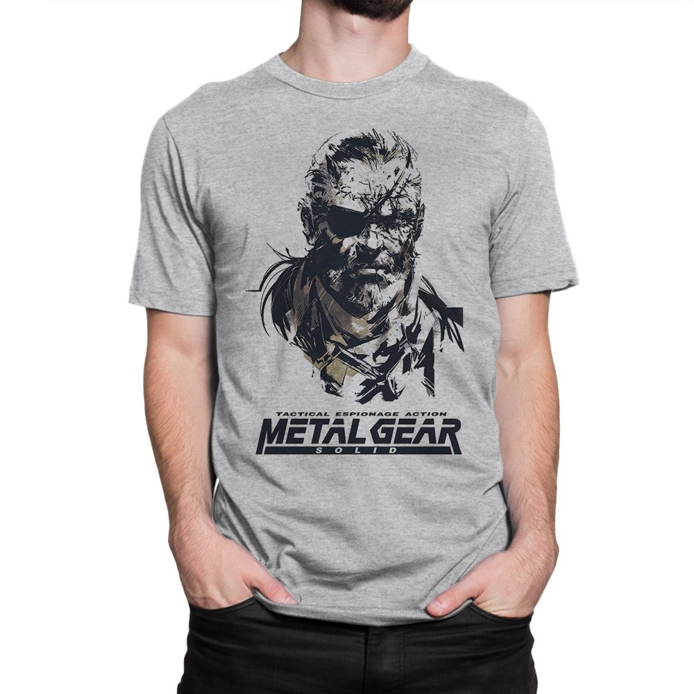 Metal Gear Solid Big Boss T-Shirt, Herren Damen Alle Größen | Hm-240 von HotelMarsStudio