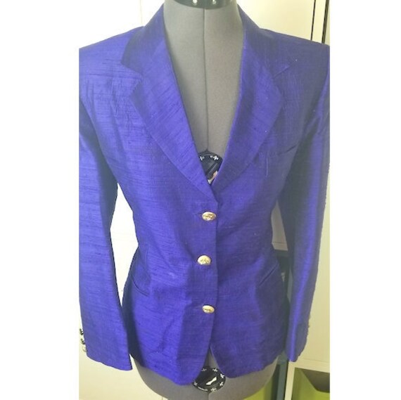 1950Er Jahre Lila Rohseide Blazer S/M von HotelValentine
