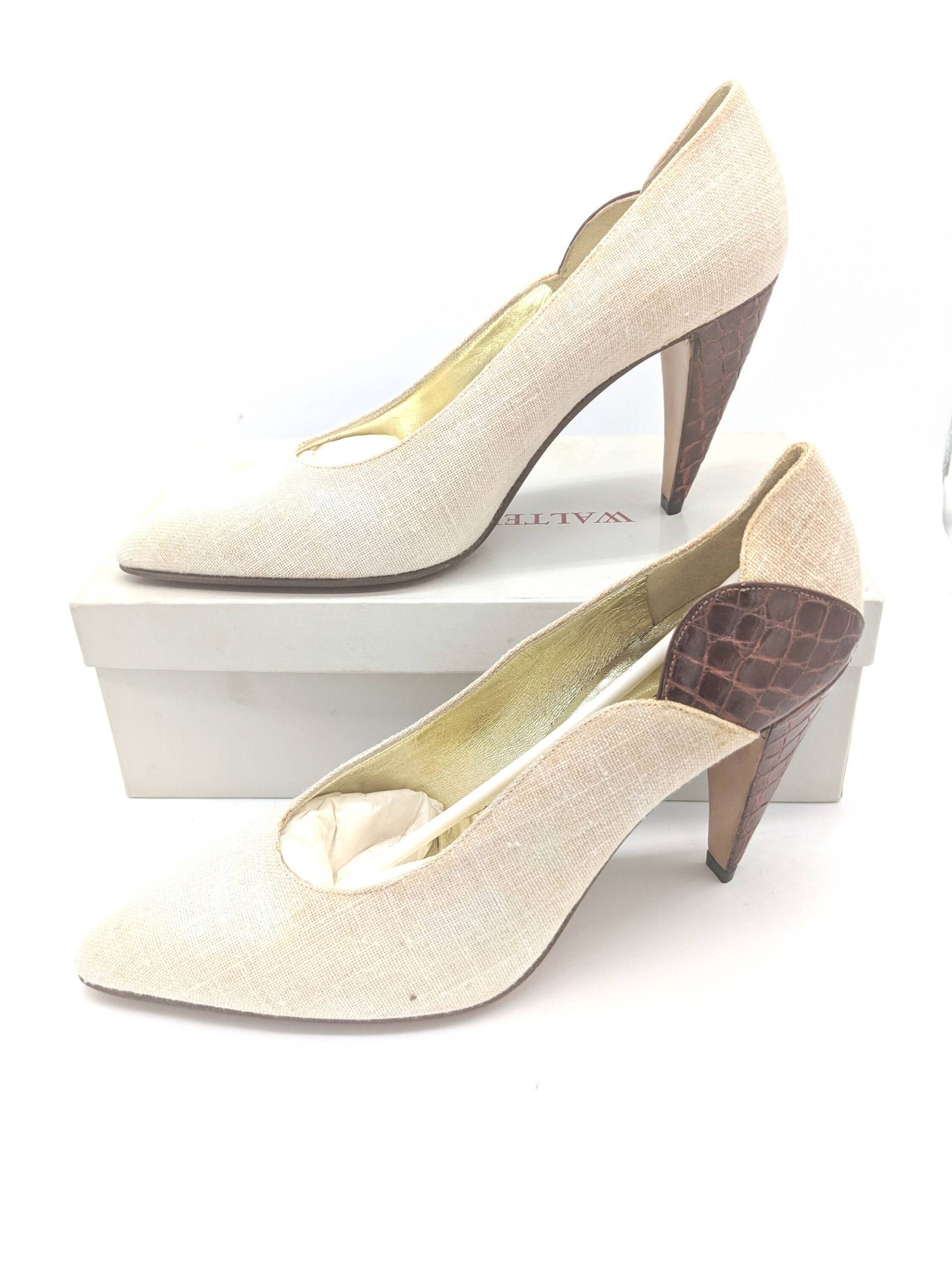 1980's Deadstock Walter Steiger Pumps Gr. 9 von HotelValentine