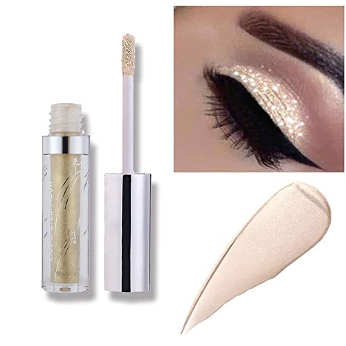 Hotiary Long Lasting Waterproof Shining Shimmer Glitter Liquid Eyeshadow Metallic Pigments Makeup Metals Gloss for Eyes Eyeliners Sparkling Eye Shadow Set Gift Shiny Pen Eyeliner Kit (A101) von Hotiary