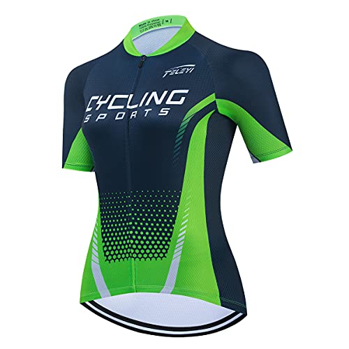 Damen Radtrikot Pro Team Mountainbike Kleidung Sommer Rennrad Kleidung Schnell trocknend, Cc6511-sj, XXL von Hotlion