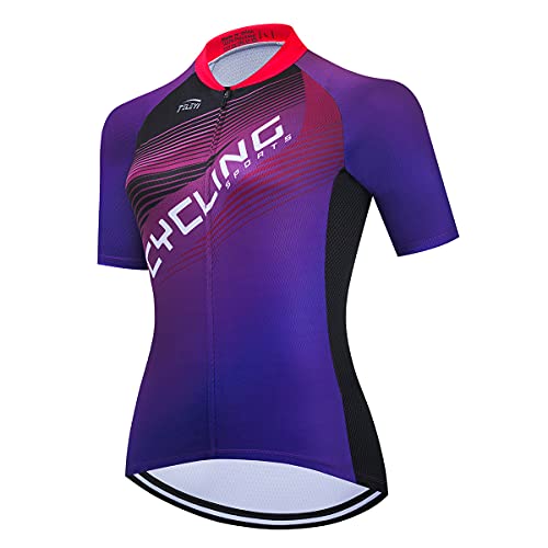 Frauen Radfahren Jersey Pro Team Mountainbike Kleidung Sommer Rennrad Kleidung Schnell Trocken, Cc6520-sj, 48 von Hotlion