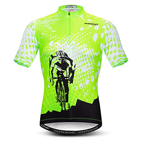 Herren Fahrradtrikot Sommer Kurzarm Rennrad Kleidung Mountainbike Kleidung, CD8195, M von Hotlion