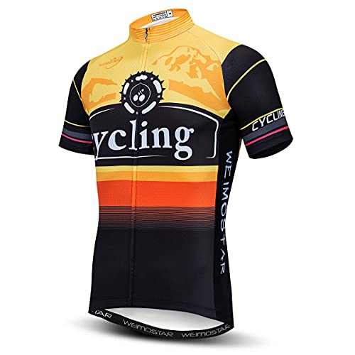 Herren Fahrradtrikot Sommer Kurzarm Rennrad Kleidung Mountainbike Kleidung, CD8270, L von Hotlion