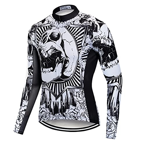 Herren Radtrikot Langarm Herbst Rennrad Kleidung Fahrrad Kleidung, Cd1733, M von Hotlion