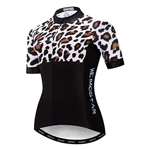 Hotlion Damen Radtrikot Sommer Kurzarm Fahrradshirt Atmungsaktiv Fahrradjacke, Ccf2241, Large von Hotlion