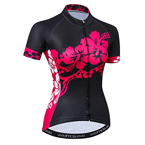 Hotlion Damen Radtrikot Tops Sommer Bike Shirt Kurzarm Fahrradbekleidung CD5731 von Hotlion