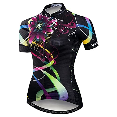 Hotlion Damen Radtrikot Tops Sommer Bike Shirt Kurzarm Fahrradbekleidung CD5731 von Hotlion
