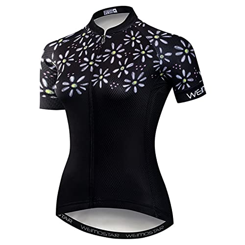 Hotlion Damen Radtrikot Tops Sommer Bike Shirt Kurzarm Fahrradbekleidung CD5731 von Hotlion