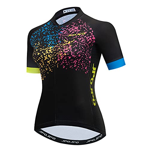 Hotlion Fahrradtrikot für Damen, Sommer-Fahrrad-Shirts, Rennrad, Jacken, kurzärmelig, MTB-Trikot, Cu0095, XXL von Hotlion