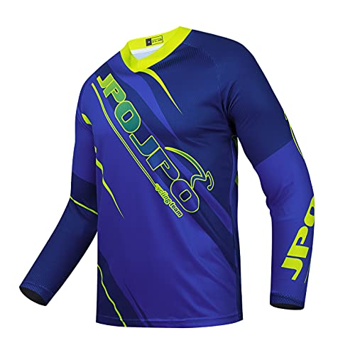 Hotlion Herren Motocross Jersey Dirt Bike Shirt Road Off Raod Radtrikot Langarm Racewear, Cu9007, 3XL von Hotlion