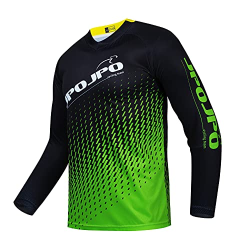 Hotlion Herren Motocross Jersey Dirt Bike Shirt Road Off Raod Radtrikot Langarm Racewear, Cu9010g, M von Hotlion