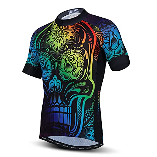 Hotlion Herren Radtrikot MTB Jersey Sommer Kurzarm Rennrad Shirts, Cf0328-sj, L von Hotlion