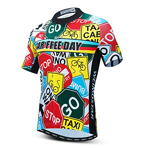 Hotlion Herren Radtrikot MTB Jersey Sommer Kurzarm Rennrad Shirts, Cf0352-sj, M von Hotlion