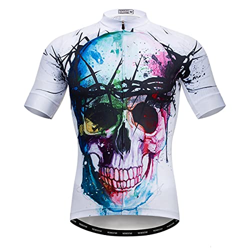 Hotlion Herren Radtrikot MTB Trikot Sommer Kurzarm Rennrad Shirts, Cf0085-SJ, XL von Hotlion