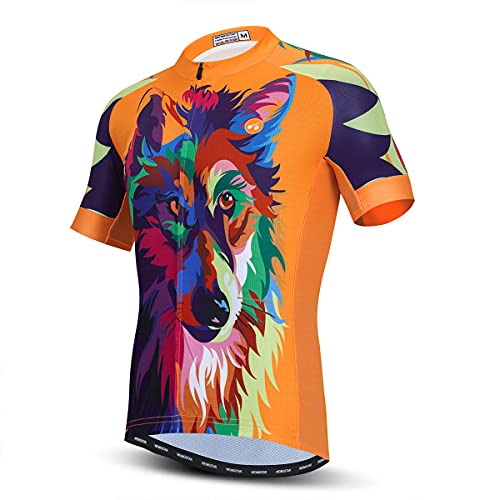 Hotlion Herren Radtrikot MTB Trikot Sommer Kurzarm Rennrad Shirts, Cf0314-sj, L von Hotlion