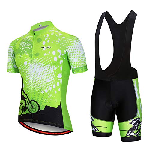 Hotlion Herren Radtrikot Set Trägerhose Sommer Radbekleidung Anzug Pro Team Bike Kleidung, B4jp1003, Etikett M von Hotlion