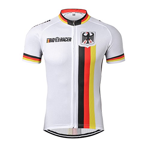 Hotlion Herren Radtrikot Sommer Kurzarm Rennrad Bekleidung Mountainbike Kleidung Deutschland Größe S von Hotlion