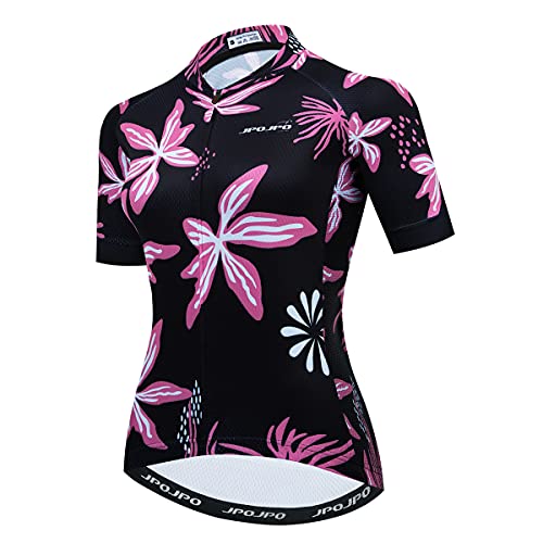 Hotlion Radtrikot Frauen Sommer Bike Shirts Rennrad Jacken Kurzarm MTB Jersey, Cu0101, M von Hotlion