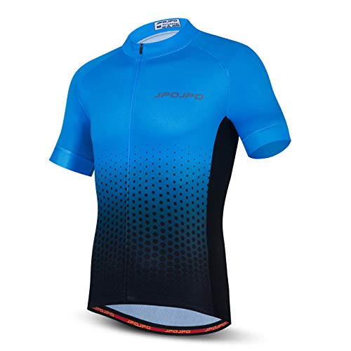 Hotlion Radtrikot Herren Bike Shirts Kurzarm Fahrradjacke mit Tasche von Hotlion