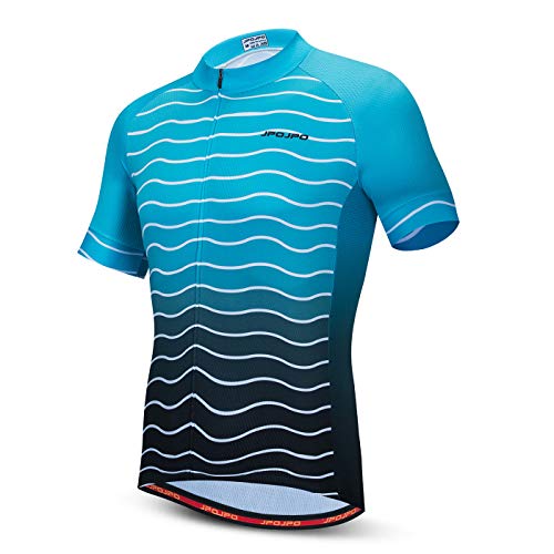 Hotlion Radtrikot Herren Bike Shirts Kurzarm Fahrradjacke mit Tasche von Hotlion