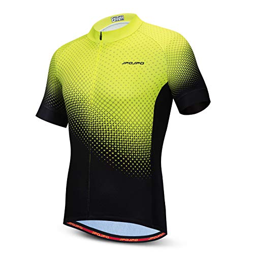 Hotlion Radtrikot Herren Bike Shirts Kurzarm Fahrradjacke mit Tasche von Hotlion