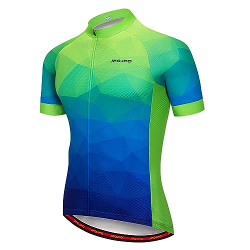 Hotlion Radtrikot Herren Bike Shirts Kurzarm Fahrradjacke mit Tasche von Hotlion