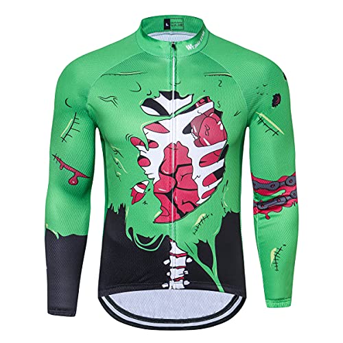 Männer Radfahren Jersey Langarm Rennrad Kleidung Männliche Fahrrad Kleidung, Cd8160-lj, XL von Hotlion