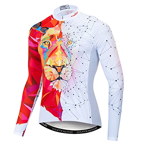 Männer Radfahren Jersey Langarm Rennrad Kleidung Männliche Fahrrad Kleidung, Cd8542-lj, XL von Hotlion