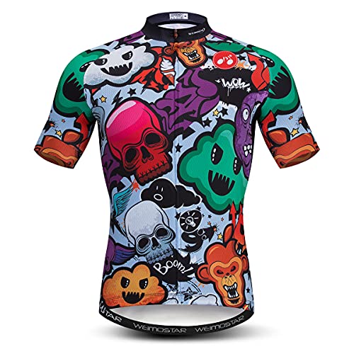 Männer Radfahren Jersey Sommer Kurzarm Rennrad Kleidung Mountainbike Kleidung, Cd8250, XL von Hotlion