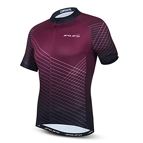 Radtrikot Herren MTB Jersey Rennrad Shirts Sommer Kurzarm Fahrradbekleidung, Cu5018, XL von Hotlion