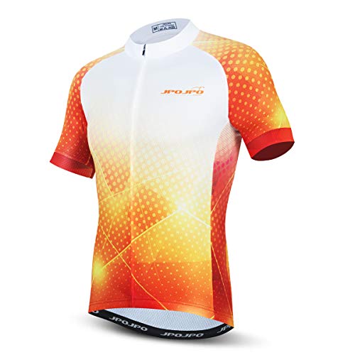 Radtrikot Herren MTB Jersey Rennrad Shirts Sommer Kurzarm Fahrradbekleidung, Cu5020, L von Hotlion