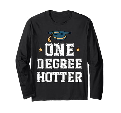 Lustiger Abschluss heißer von One Degree Mädchen Frauen Grad Party Langarmshirt Lustiger Abschluss heißer von One Degree Mädchen Frauen Grad Party Langarmshirt von Hotter By One Degree Girls Women Grad Party Tees